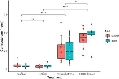 Isolating the Role of Corticosterone in the Hypothalamic-Pituitary-Gonadal Transcriptomic Stress Response